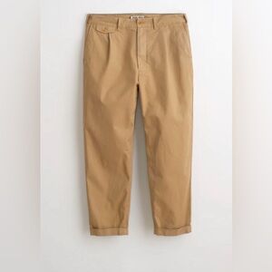 Alex Mill pleat front chino khaki